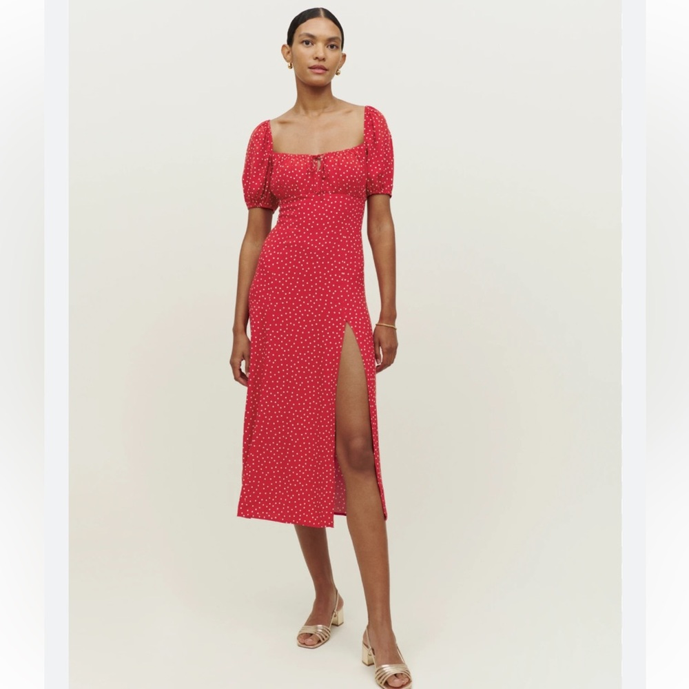 Reformation short sleeve Teyana Dress